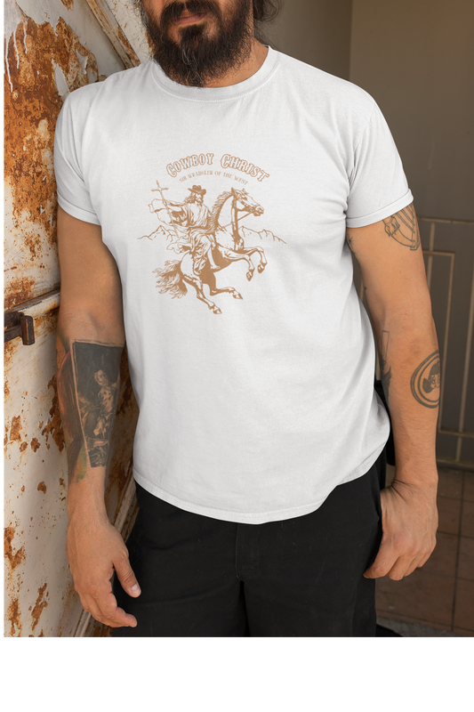Cowboy Christ graphic tee