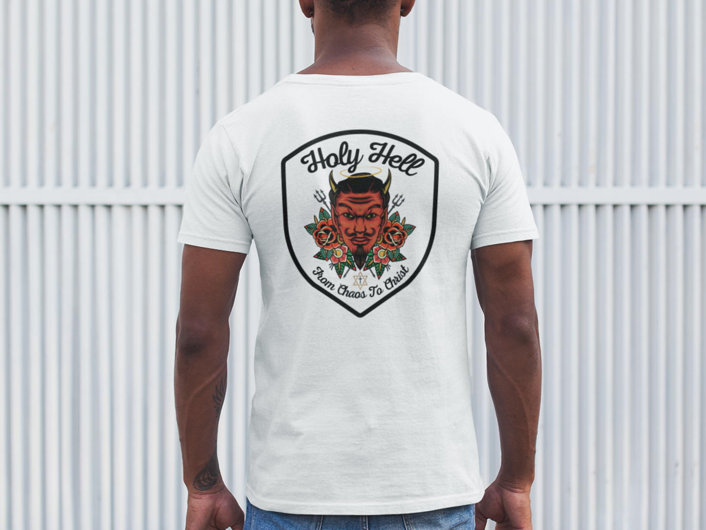 Holy Hell graphic tee